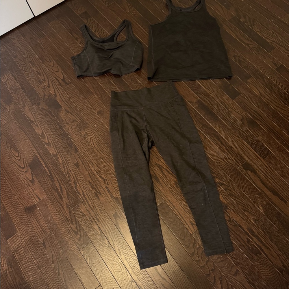 Dark Gray Prana Becksa Set